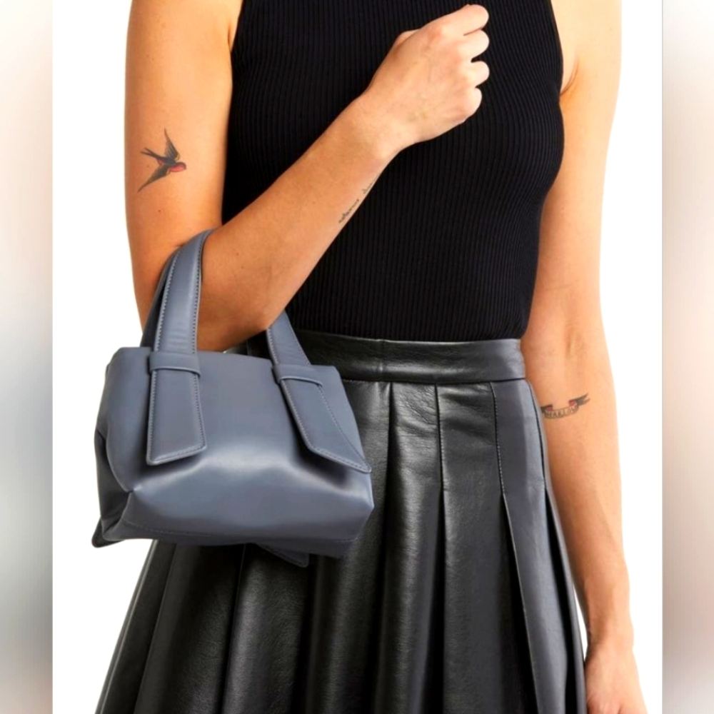 Urban Expressions NWT Women's Top Handle, Slate Grey Satchel Handbag.